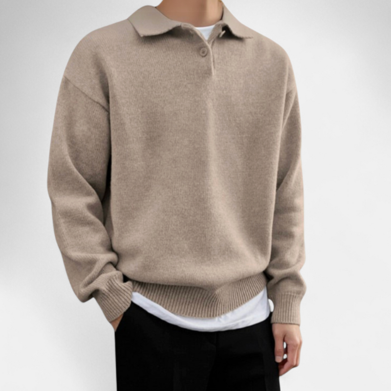 Beaugard | Pull À Demi-Zip À Boutons Pour Homme